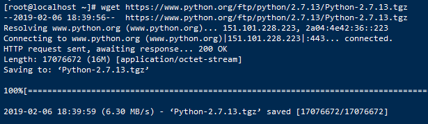 从官网下载相应的Python包（以2.7.13为例）示意图