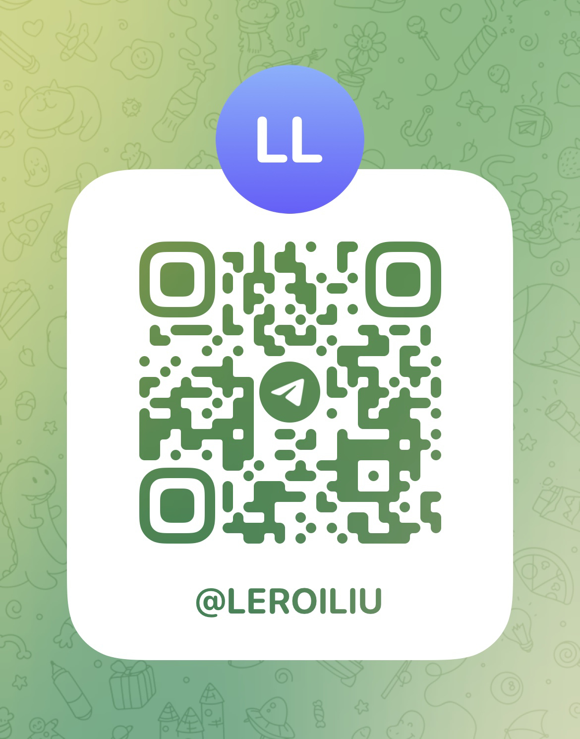 Leroi 的 Telegram 二维码